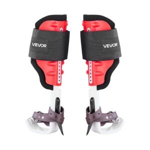 Tree Climbing Spikes Set, Height-Adjustable Tree Climbing Gear with Straps & Spike Protectors, 159 kg Load Capacity, Durable Aluminum Climb Spurs Arborist Equipment for Fruit Picking Hunting