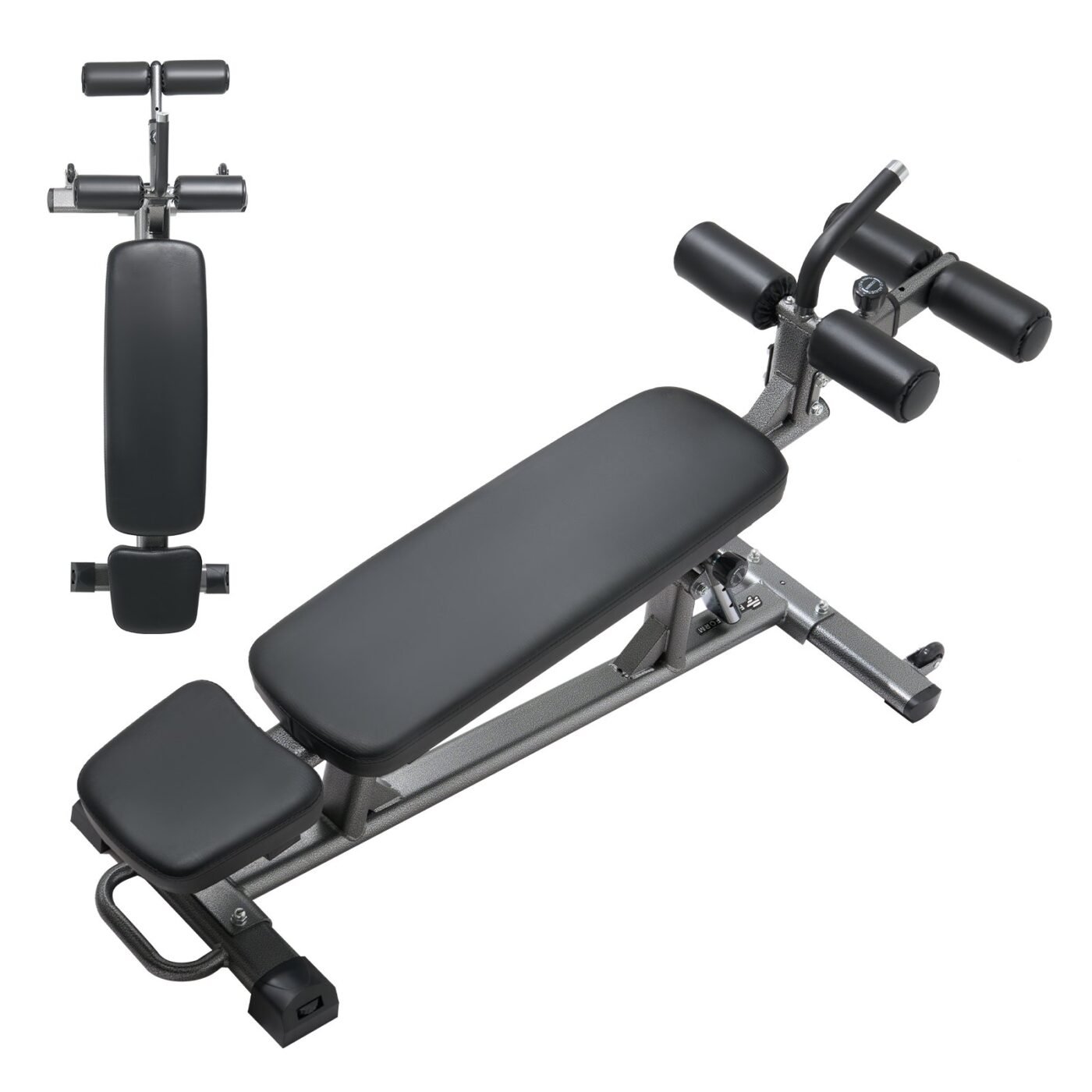 Sit Up Bench, Decline Ab Bench with Reverse Crunch Handle, with 4 Adjustable Height Settings, Heavy Duty Steel, 454 kg Capacity, for Home Gym Workouts, Strength Training, Full Body Muscles 1 Sit Up Bench, Decline Ab Bench with Reverse Crunch Handle, with 4 Adjustable Height Settings, Heavy Duty Steel, 454 kg Capacity, for Home Gym Workouts, Strength Training, Full Body Muscles