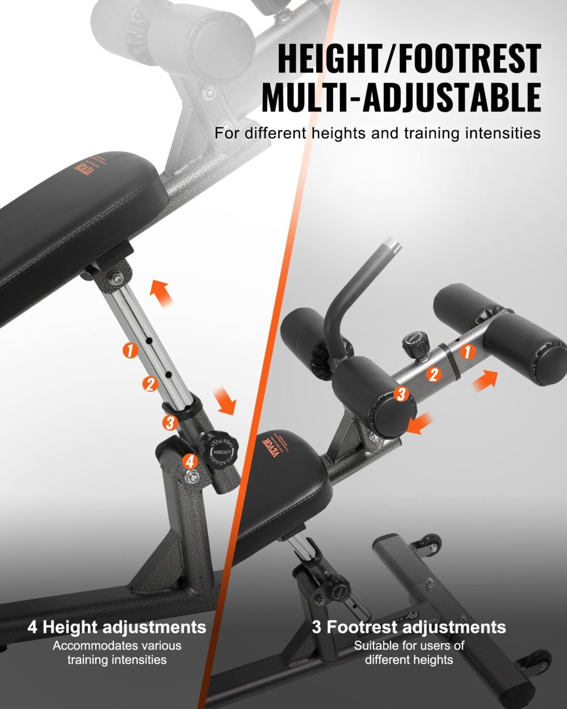 Sit Up Bench, Decline Ab Bench with Reverse Crunch Handle, with 4 Adjustable Height Settings, Heavy Duty Steel, 454 kg Capacity, for Home Gym Workouts, Strength Training, Full Body Muscles 2 Sit Up Bench, Decline Ab Bench with Reverse Crunch Handle, with 4 Adjustable Height Settings, Heavy Duty Steel, 454 kg Capacity, for Home Gym Workouts, Strength Training, Full Body Muscles - image 2