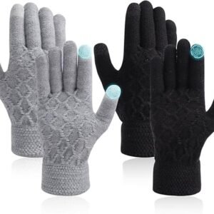 2 Pairs, Hand Muffs, Scooter Hand Muffs, Bicycle Hand Warmers, Touchscreen Gloves, Warm Gloves, for Winter Riding, Commuting and Outdoor Scooter Use