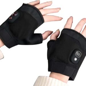 Heated Gloves, Electric Gloves, Heated winter gloves, for Winter Riding, Commuting and Outdoor Scooter Use, 15 x 9 cm, USB, Black