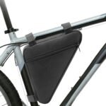 Bicycle Frame Bag, Waterproof Bicycle Frame, Triangular Bicycle Bag, Phone, Keys, for Bicycle, Scooter and Motorcycle Riding, 27 x 20 x 20 cm