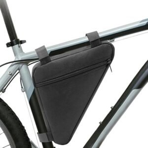 Bicycle Frame Bag, Waterproof Bicycle Frame, Triangular Bicycle Bag, Phone, Keys, for Bicycle, Scooter and Motorcycle Riding, 27 x 20 x 20 cm