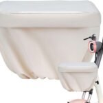 Bicycle Basket Cover, Protective Cover for Bicycle Basket, Bicycle Basket Accessories, Dustproof, Bicycle Snow Cover, 32 x 34 x 26 cm, Off-white