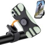 Bicycle Mount, Bicycle Phone Holder, Motorcycle Phone Holder, 360 Degree Rotating Motorcycle Phone Holder, 4.5-7 inches