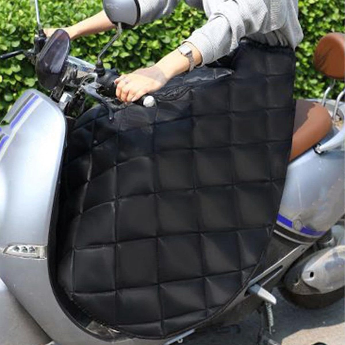 Scooter Leg Cover, Universal Scooter Leg Protectors, Motorcycle Heated Blanket, Electric Scooter Leg Protectors, Scooter Blanket Winter, Black 2 Scooter Leg Cover, Universal Scooter Leg Protectors, Motorcycle Heated Blanket, Electric Scooter Leg Protectors, Scooter Blanket Winter, Black - image 2