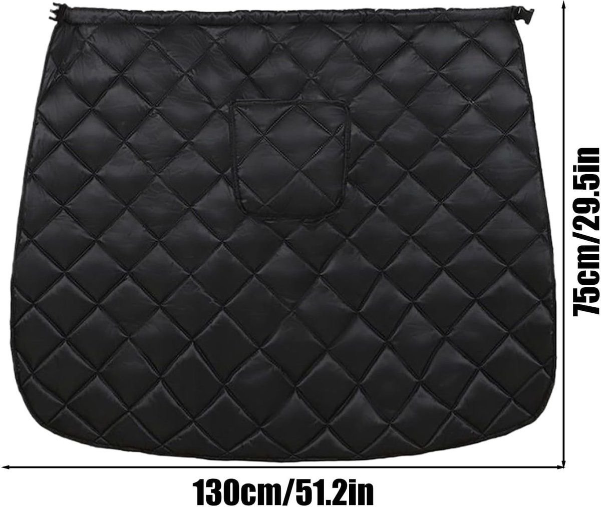 Scooter Leg Cover, Universal Scooter Leg Protectors, Motorcycle Heated Blanket, Electric Scooter Leg Protectors, Scooter Blanket Winter, Black 5 Scooter Leg Cover, Universal Scooter Leg Protectors, Motorcycle Heated Blanket, Electric Scooter Leg Protectors, Scooter Blanket Winter, Black - image 5