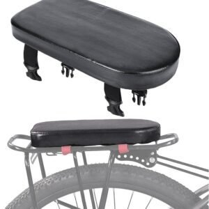 Bicycle Seat, Foam Rubber Back Cushion, Thickened Shock Absorption, Soft Bicycle Seat, for Driver Seat, Office Chair and Travel Comfort, 30 x 15 cm