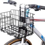 Bicycle Basket, Professional Front Bicycle Basket, Universal Handlebar Bicycle Basket, Small Bicycle Basket, Bicycle Crate, Black