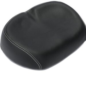 Bicycle Saddle, Mountain Bike Saddle, Comfortable Bicycle Saddle, Shock-absorbing, Noseless Saddle, 26 x 17 x 9 cm, Black