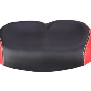 Bicycle Saddle, Mountain Bike Saddle, Comfortable Bicycle Saddle, Shock-absorbing, Noseless Saddle, 26 x 17 x 9 cm, Red