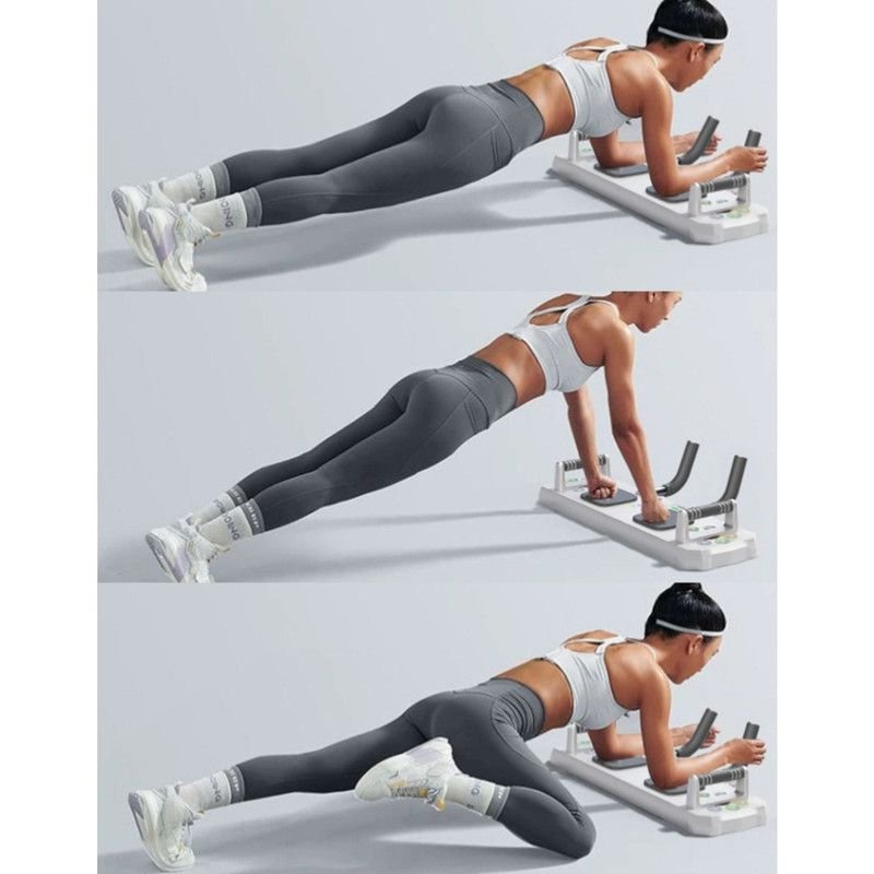 Multifunctional Push-Up Board, Smart Timing & Counting, Home Workout Board with Resistance Bands—White 5 Multifunctional Push-Up Board, Smart Timing & Counting, Home Workout Board with Resistance Bands—White - image 5