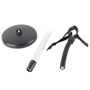 Hair Dryer Stand with Adjustable Height and Stable Base Women Pets Air Blower Holder
