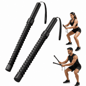 1 Pair Cordless Battle Rope Fitness Training Rope Strength Workout Equipment for Home Gym Full Body Exercise
