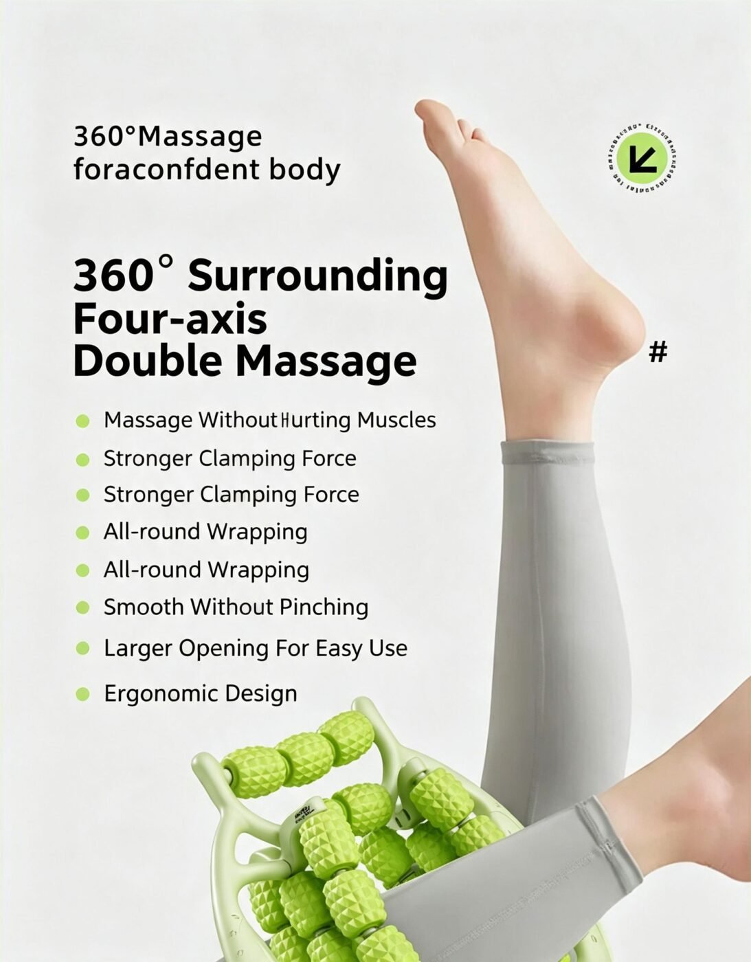 29-Rolling Wheel Leg Muscle Relaxation Leg Wolf Tooth Massage Tool Set 5 29-Rolling Wheel Leg Muscle Relaxation Leg Wolf Tooth Massage Tool Set - image 5