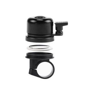 Bicycle Bell , Bike Mount GPS Tracker Waterproof Classic copper Holder Hides Under Bike Bell Anti-Theft（not include Airtag）