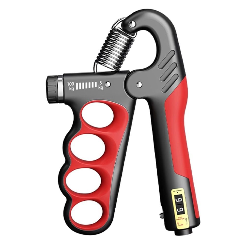 Grip Strength Trainer, Hand Grip Strengthener with Adjustable Resistance 11-220Lbs(5-100KG), Automatic Counter, Ergonomic Design, Forearm Strengthener for Musicians Athletes and Injury Recovery 1 Grip Strength Trainer, Hand Grip Strengthener with Adjustable Resistance 11-220Lbs(5-100KG), Automatic Counter, Ergonomic Design, Forearm Strengthener for Musicians Athletes and Injury Recovery