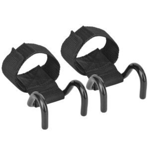 2 Pcs Weightlifting Handles and Hooks for Fitness Training, Durable Steel Material, Lightweight and Easy to Wear for Gym Training Courses