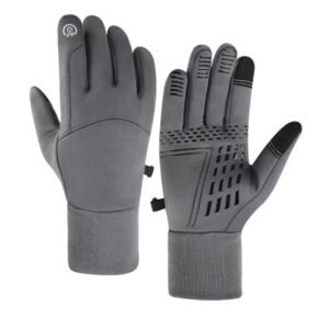 Winter Gloves for Men Women Waterproof Glove,Touchscreen Gloves Thermal Snow Gloves for Running Cycling Driving(gray)
